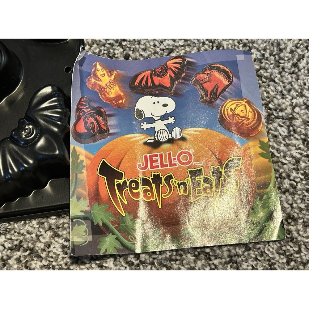 New Vintage Jell-O Jigglers Gelatin Molds Halloween Trick Or Treat Ghost Cat Boo - Picture 3 of 3